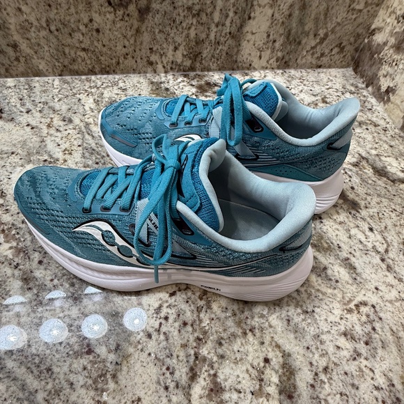 Saucony Women’s Guide 16 Power Run Running Shoe Blue (Size 7.5) - Picture 9 of 15